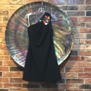 Shoshanna One Shoulder Cocktail Dress
